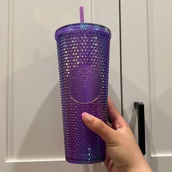 Starbucks Summer Collection Purple Iridescent Bling Cup (24 oz.)